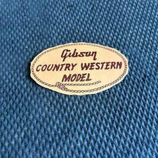 1960's Gibson Country & Western Soundhole Label  NEW OLD STOCK !
