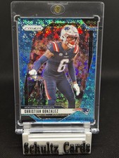 2024 Panini Prizm Christian Gonzalez #198 BLUE COLOR MATCH PRIZM /99 Patriots SP