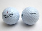 VINTAGE 2 ROLEX GOLD CROWN MAGNA EX TOP FLITE #3 GOLF BALLS OVERSIZED NEVER USED — photo 4