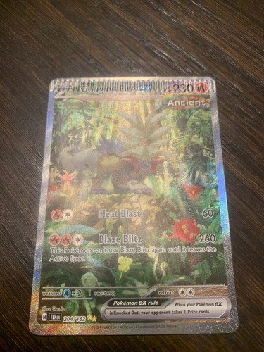 Gouging Fire ex 204/162 Sv05: Temporal Forces CRIMP ERROR MISCUT MINT - Picture 2 of 4