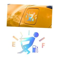 Funny Car Stickers, High Gas Consumption Decal Auto Fuel Tank Cover Colorful