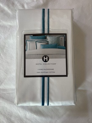Hotel Collection Coordinated Basics 2 King Pillowshams  100%Egyptian Cotton
