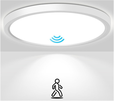 Deckenleuchte Mit Bewegungsmelder Innen 22Cm, 18W LED Deckenlampe Radar Bewegung