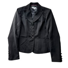 John Meyer Of Norwich Women  s Blazer Jacket Black Size 8 NWOT Business Office