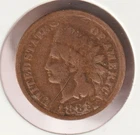 US Rare Old West 1883 Indian Head Penny Coin American Collection Shield Cent USA