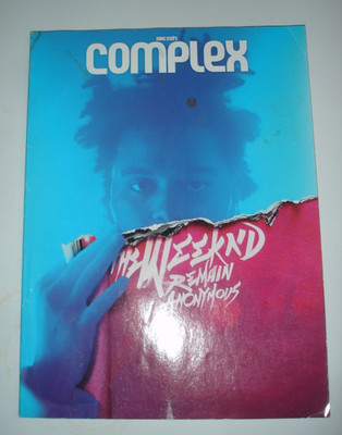 Complex Magazine Aug/Sept 2013 ~ Naya Rivera + Weeknd ~ RARE