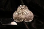 Lot of 3 - 2018 American Silver Eagle 1 oz .999 Fine Silver Dollars - BU Unc