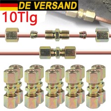 10 Stück SCHNELL-VERBINDER passend für BREMSLEITUNG 4.75 mm 3/16" ohne BÖRDELN