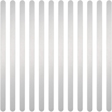 25 Pack Aluminum Bracelet Blanks for Metal Stamping and Engraving 14 Ga. - 1/4