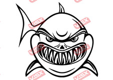 Shark Vinyl Decal Sticker Car Jaws Ocean Bumper Auto Graphic Window Laptop