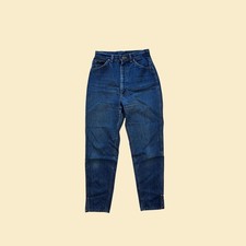 Vintage 80s Lee size 10 women's jeans, high waisted denim pants, union made