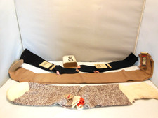 4 PAIRS ANTIQUE NOS UNUSED W/ TAGS MEN, WOMEN,  KIDS COTTON STOCKINGS / SOCKS