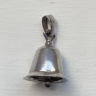 Vintage 925 Sterling Silver  Ringing Bell Charm Pendant Italy 70s Hallmarked 10g