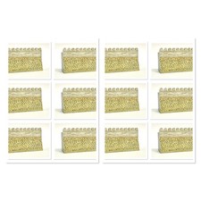 6mm wargames Buildings -  Pack Of 12 x City / Fortress Straight Wall Sections
