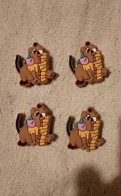 4 Piece Gus Gus Silicone Focal Beads