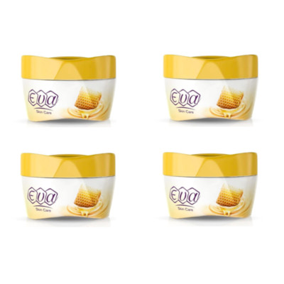 Eva Skin Cream with Honey Great Moisturizer for Normal Skin 4 Boxes 170g Each