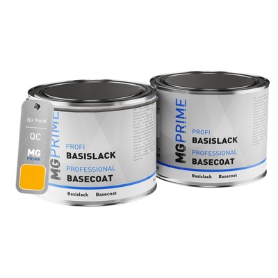 Autolack Set Dose für Ford QC XSC1517A Saffron Yellow Safrangelb 1,0L