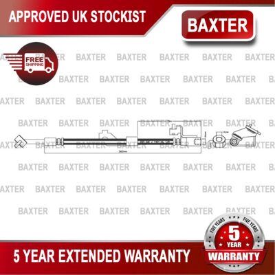 Fits Ford Escort 1995-2001 Baxter Front Left Brake Hose 1075807 1041775