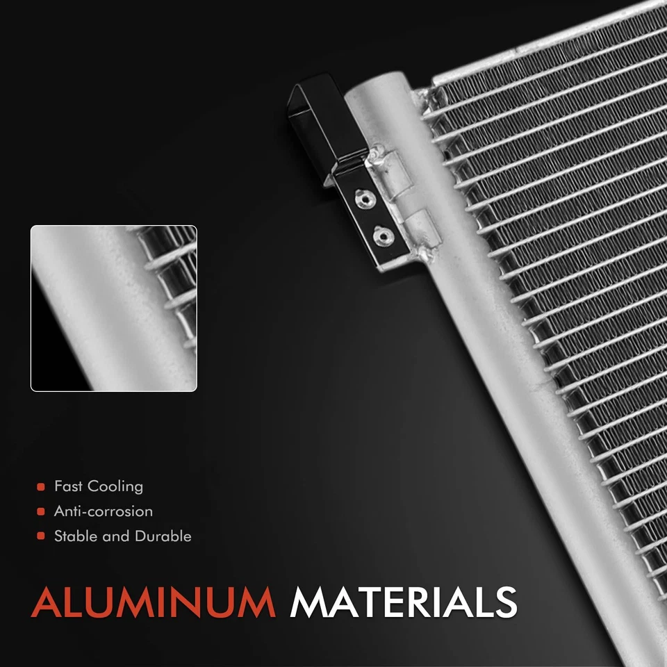 A/C Condenser with Bracket for Cadillac DeVille 1994 1995 V8 4.9L Sedan 4-Door - Image 2 of 4