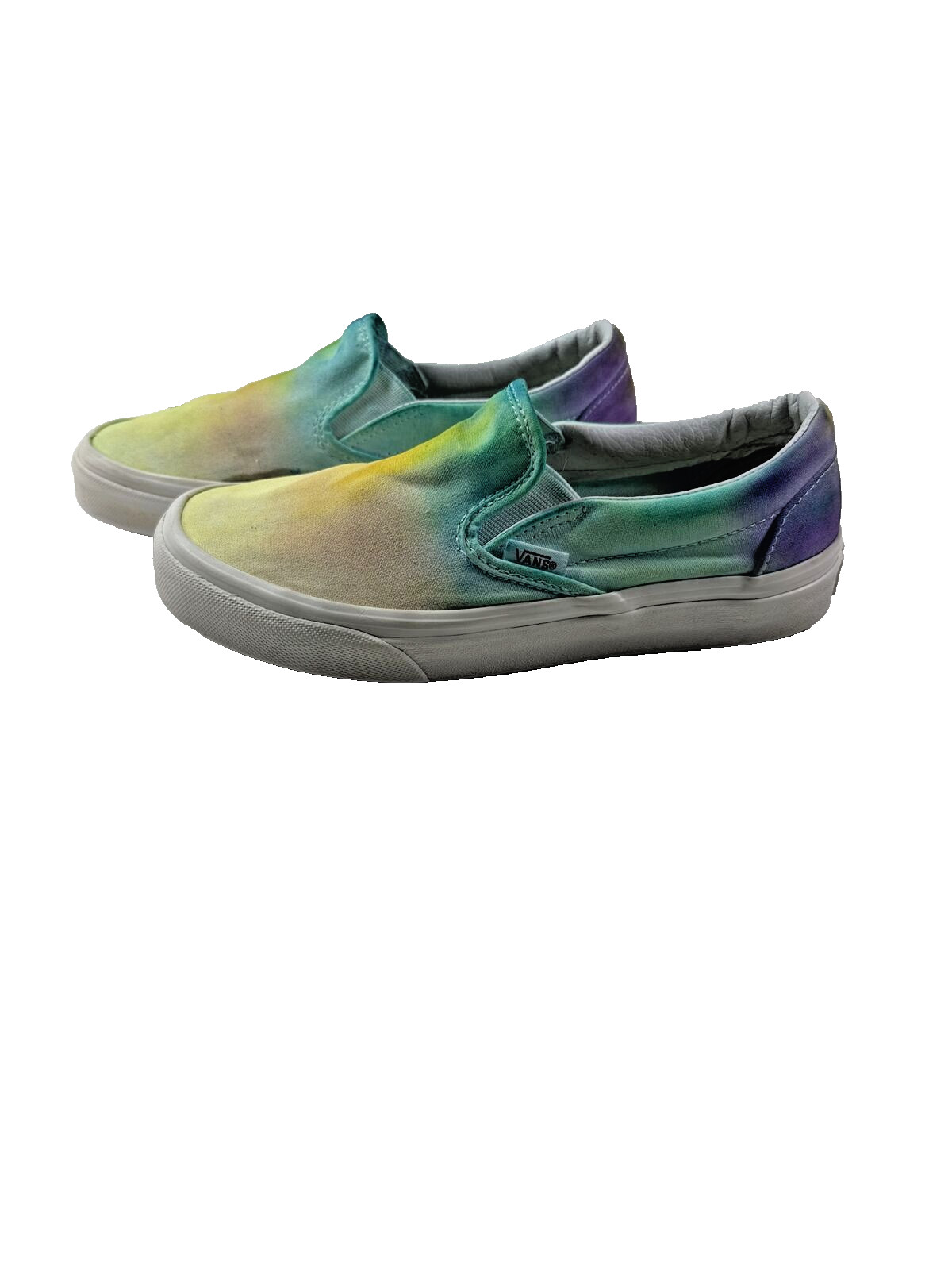 Vans Off The Wall Tie Dye Slip On Shoes Flats Women Sz Men Sz