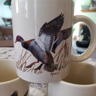 3 Ceramic beige Cup Mug David Maass Mallard Duck Hunting Bird Flying Fowl — photo 7