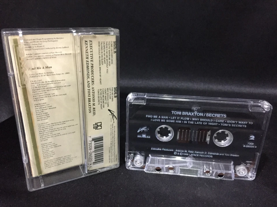 Toni Braxton Secrets Cassette Tape (BMG Thailand 1996) Foto 2 de 3