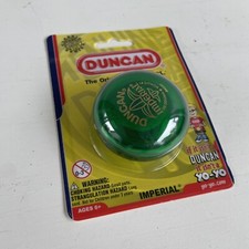 NEW GREEN DUNCAN TOYS IMPERIAL YO-YO ORIGINAL CLASSIC SERIES 6 YEARS BOY GIRL
