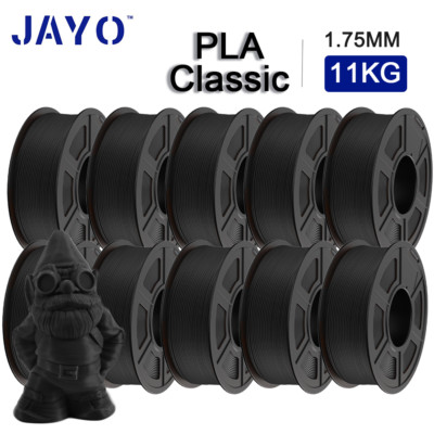 JAYO 10KG PLA Classic Schwarz High-Speed 3D Drucker Filament 1,1KG/SET 1,75mm