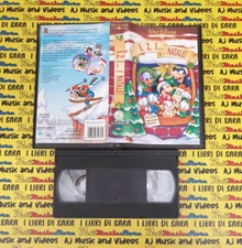 VHS animazione 3 2 1 E' NATALE walt disney 2002 cartoni paperino topolino (F17)