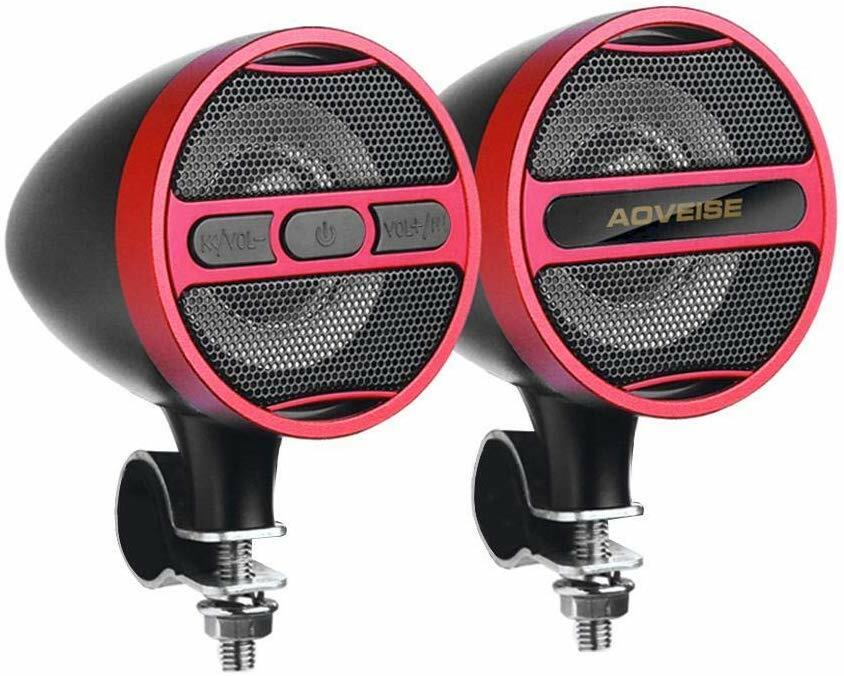 Waterproof Motorcycle ATV UTV Bike Audio System Handlebar FM Radio iPod  Stereo