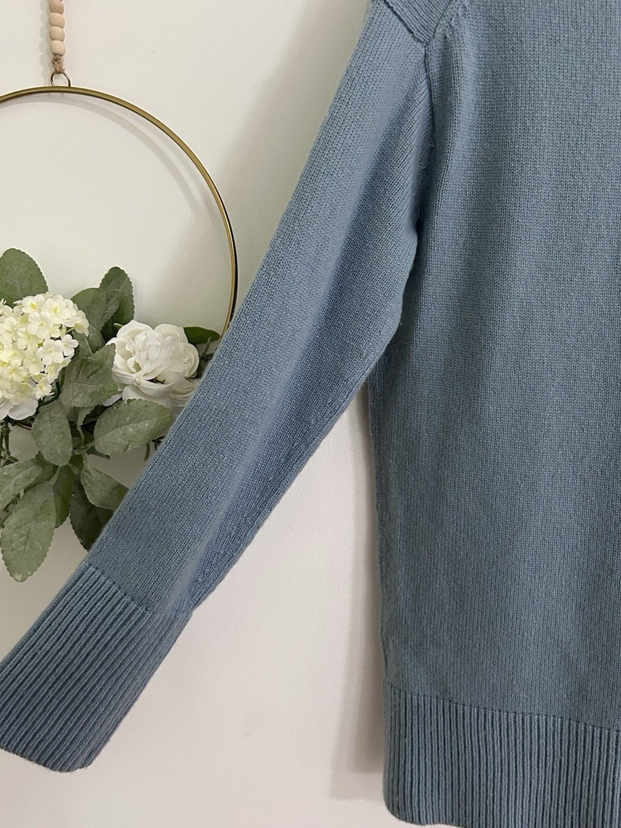 定価7.5万 Vince ヴィンス ニット セーター ライトブルー Vince The Weekend Blue Button Cardigan Wool Cashmere Blend