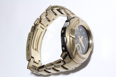 CASIO G-SHOCK G-1800GD Gold Analog Digital Watch Rare for sale