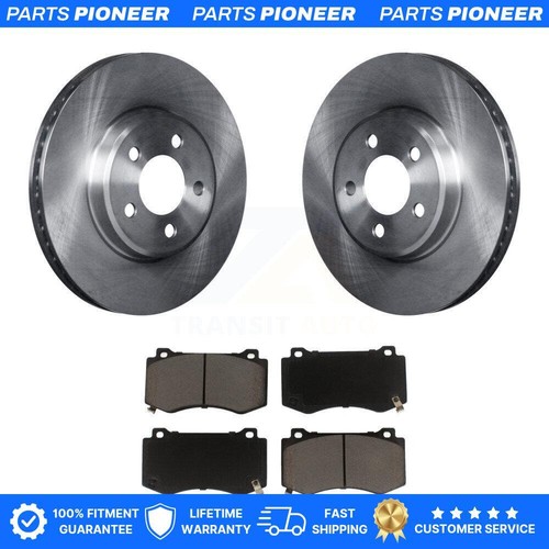 [Front] Brake Rotor Ceramic Pad Kit For 2019 Dodge Charger GT With