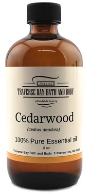 Cedarwood Essential Oil 8 oz, 100% pure, Uncut. Soap making- aromatherapy