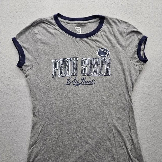 Camiseta grande gris azul marino Penn State Lady Lions para niñas Foto 3 de 4