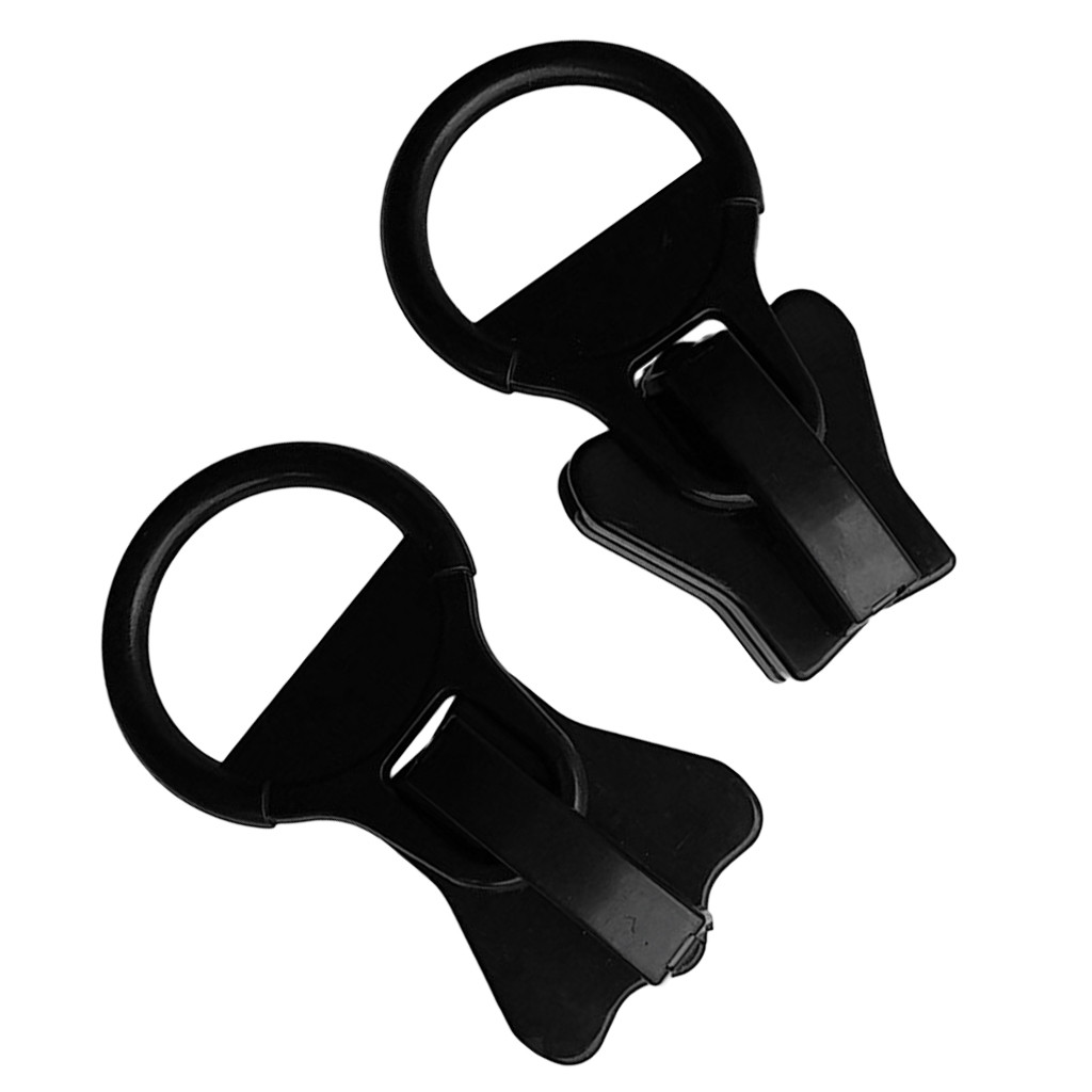 2pcs Replacement Zipper Sliders 20 Zipper Puller Jacket Zipper Repair