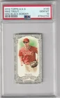 MIKE TROUT - 2012 Topps Allen & Ginter Mini BLACK Border #140 PSA 10 Angels RC