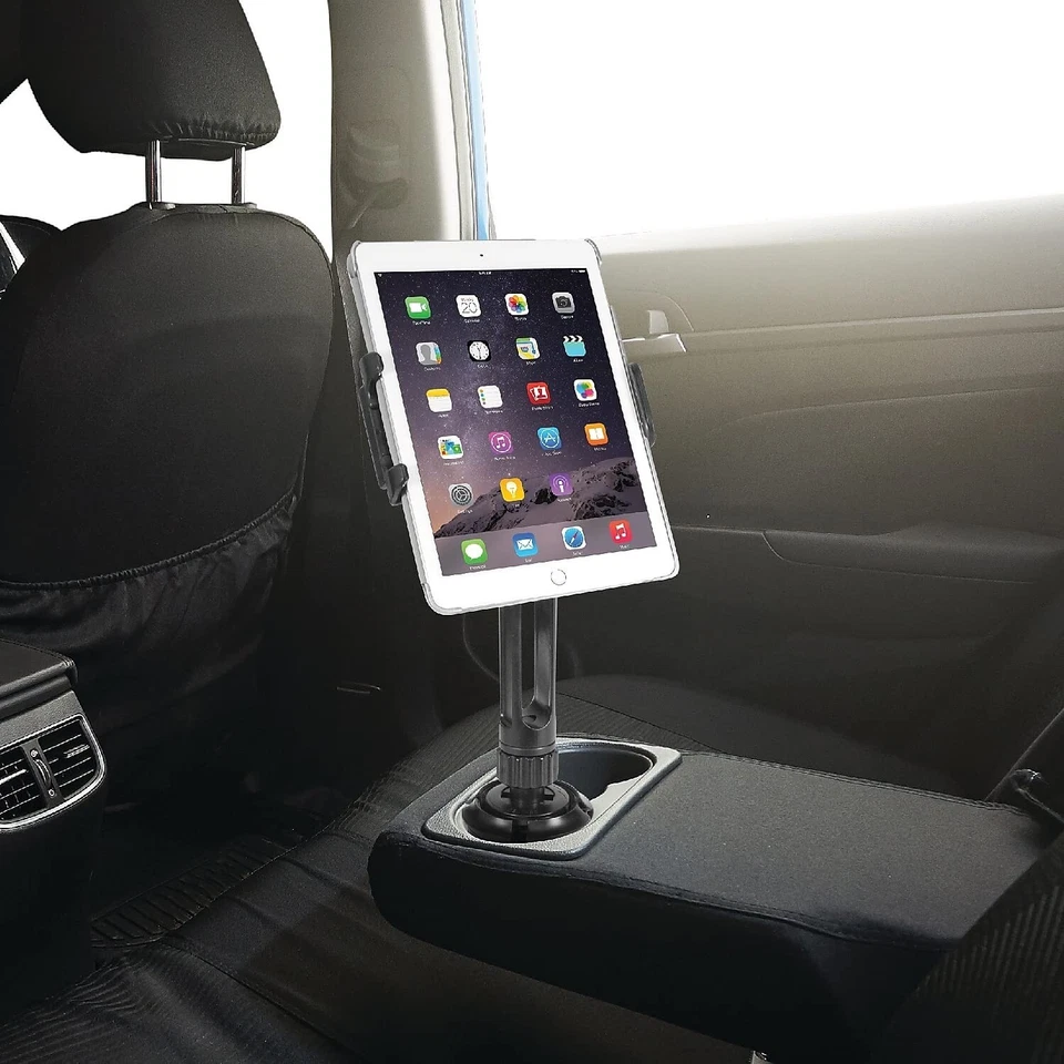 Macally Cup Holder Tablet Mount - Heavy Duty iPad Cup Holder Car Mount Stand ... - Image 2 of 4