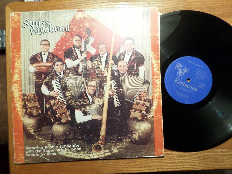 CUCA/EDELWEISS LP RECORD KS 2800/SWISS VAGABOND/ROBBIE SCHNEIDER/GENE TEBO/ EX