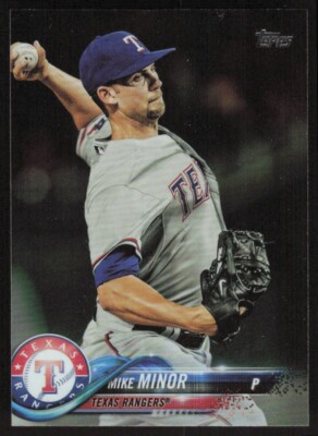 2018 Topps Rainbow Foil Mike Minor #412 Texas Rangers