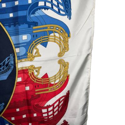 Vintage Hermès Hermes Proues 90cm Square Silk Scarf Rare | eBay
