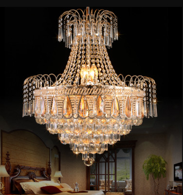 Luxury Crystal Chandelier Crown Design Empire Crystal Ceiling Light Lamp Fixture