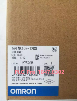 NX102-1200 1PCS Brand New Omron NX102-1200 Quality Assurance Fast delivery