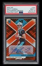 2022 XR 🏈 #102 Matt Corral Autograph-Orange PSA-9/DNA-AUTO-10 CERT. ( 28/49) 