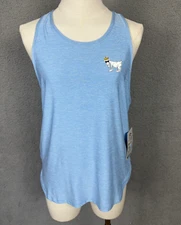 Goat USA Women's Racerback Tank Top Small Blue New With Defect.