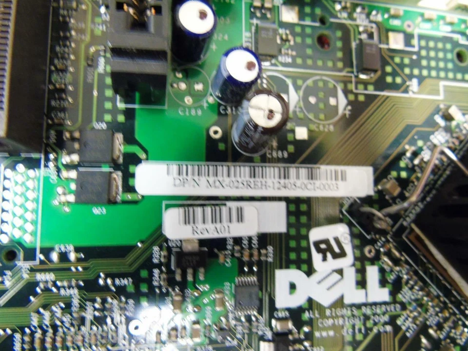 Dell Dimension 8100 Desktop System ATX Motherboard - Intel Socket 423 MX-025REH - Image 3 of 4