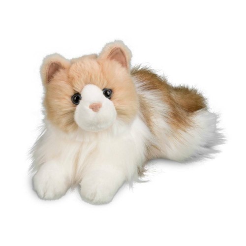 Kiki 20" Ragdoll Cat stuffed animal plush cat by Douglas Cuddle Toy Brown White - Picture 2 of 9