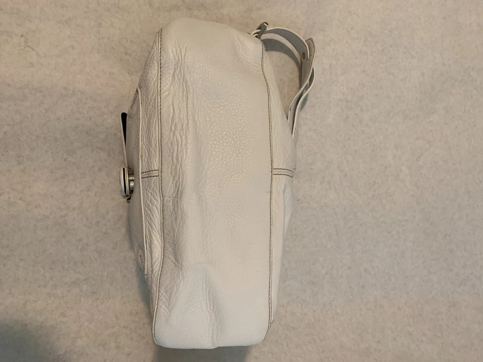 Bolso de mano Jones New York de cuero marfil Foto 3 de 4