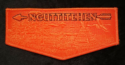 NGUTTITEHEN OA 205 BSA LINCOLN 2020 KY 2019 SR-6 CONCLAVE ORANGE GHOST FLAP RARE