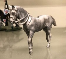 HORSE WALKING 10B, 60MM UNPAINTED METAL FIGURE